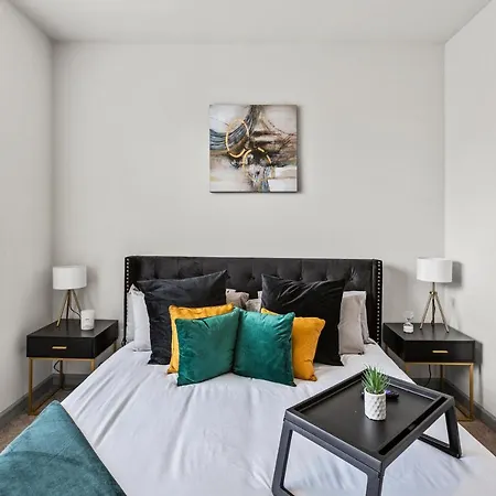 Luxury Apartment With King Bed And Pool And Free Parking 4